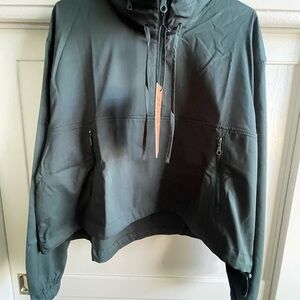 Girlfriend Collective Forest Green Zip-Up Jacket